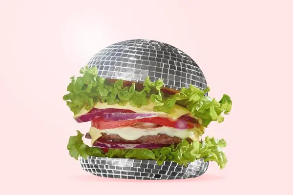 Where do burgers like to dance?