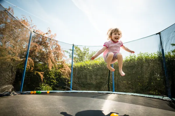 What's the best season to jump on a trampoline?