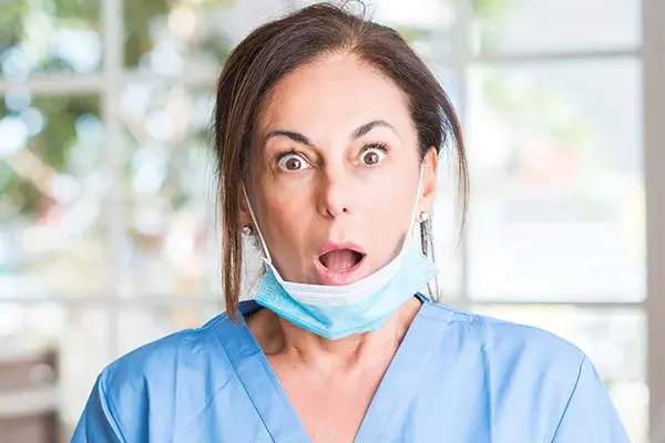 What happened when the dentist got in a car accident?