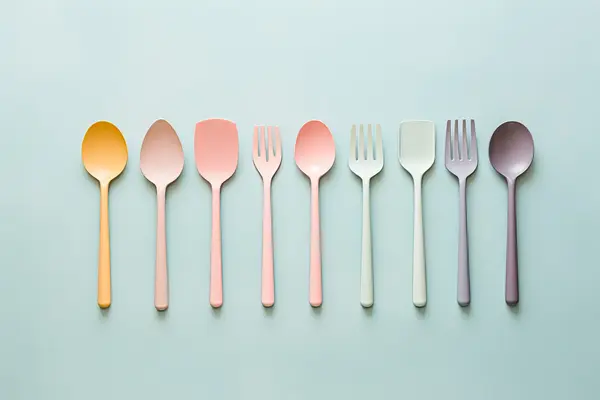 What utensil does water use to eat?