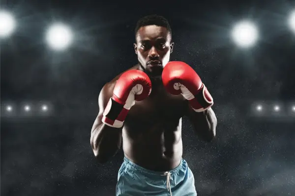 Why couldn't the boxer make it in stand-up comedy?