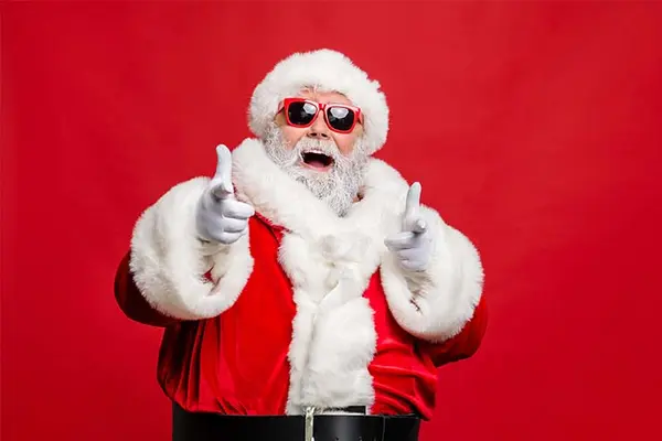 What does Santa call Christmastime?