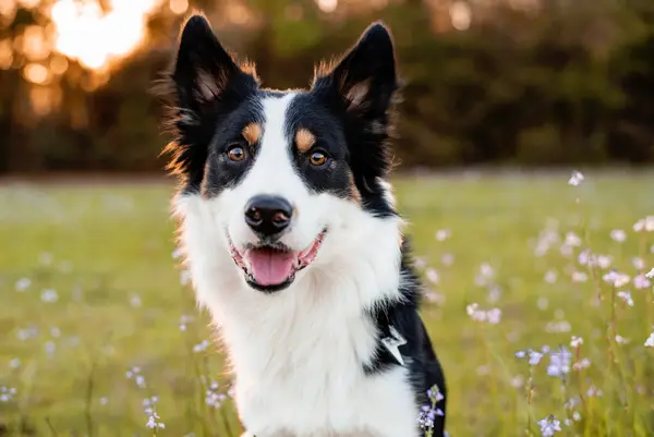 How did the border collie's owner know that it borrowed his book?