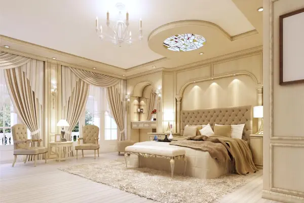 What do you call a rich person's bedroom?