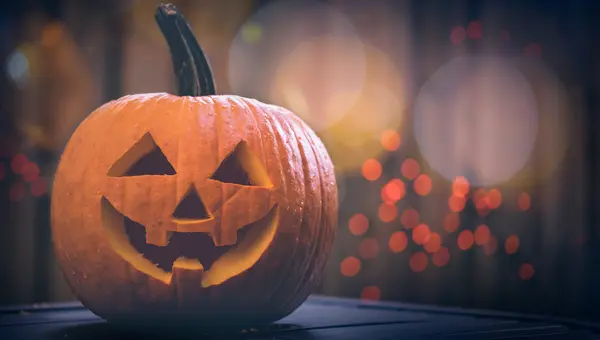 How do you fix a broken jack-o-lantern?