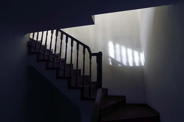 Why shouldn't you trust stairs?